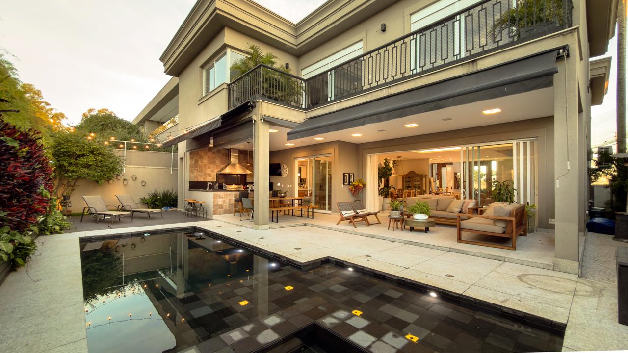 Sala de estar casa à venda em Residencial Tambore 10 , Alphaville, Santana de Parnaíba — 6 suítes, 545 m² — imagem 2 de 54