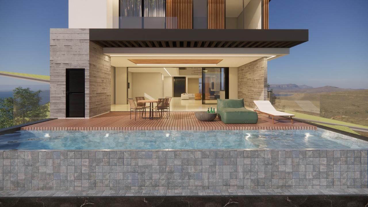 Piscina e área externa casa à venda em Genesis 2, Alphaville, Santana de Parnaíba — 5 suítes, 490 m² — imagem 5 de 6