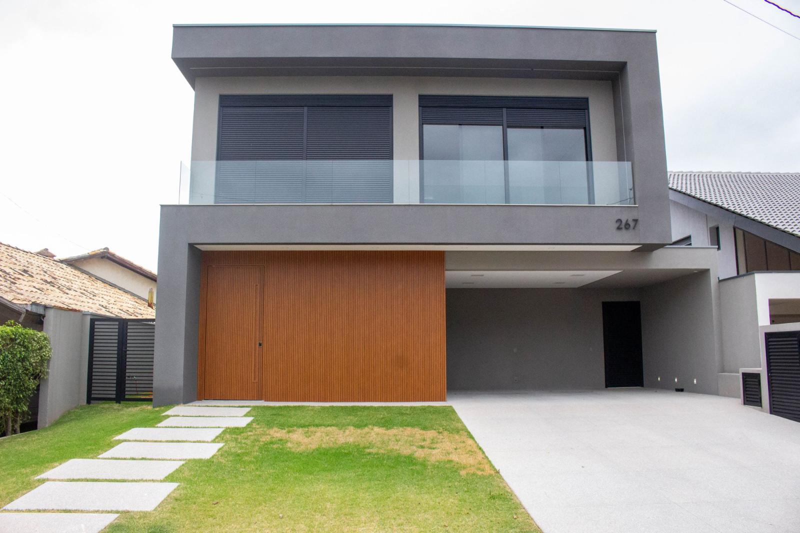 Fachada casa à venda em Alphaville Residencial 6, Alphaville, Santana de Parnaíba — 4 suítes, 420 m² — imagem 1 de 18
