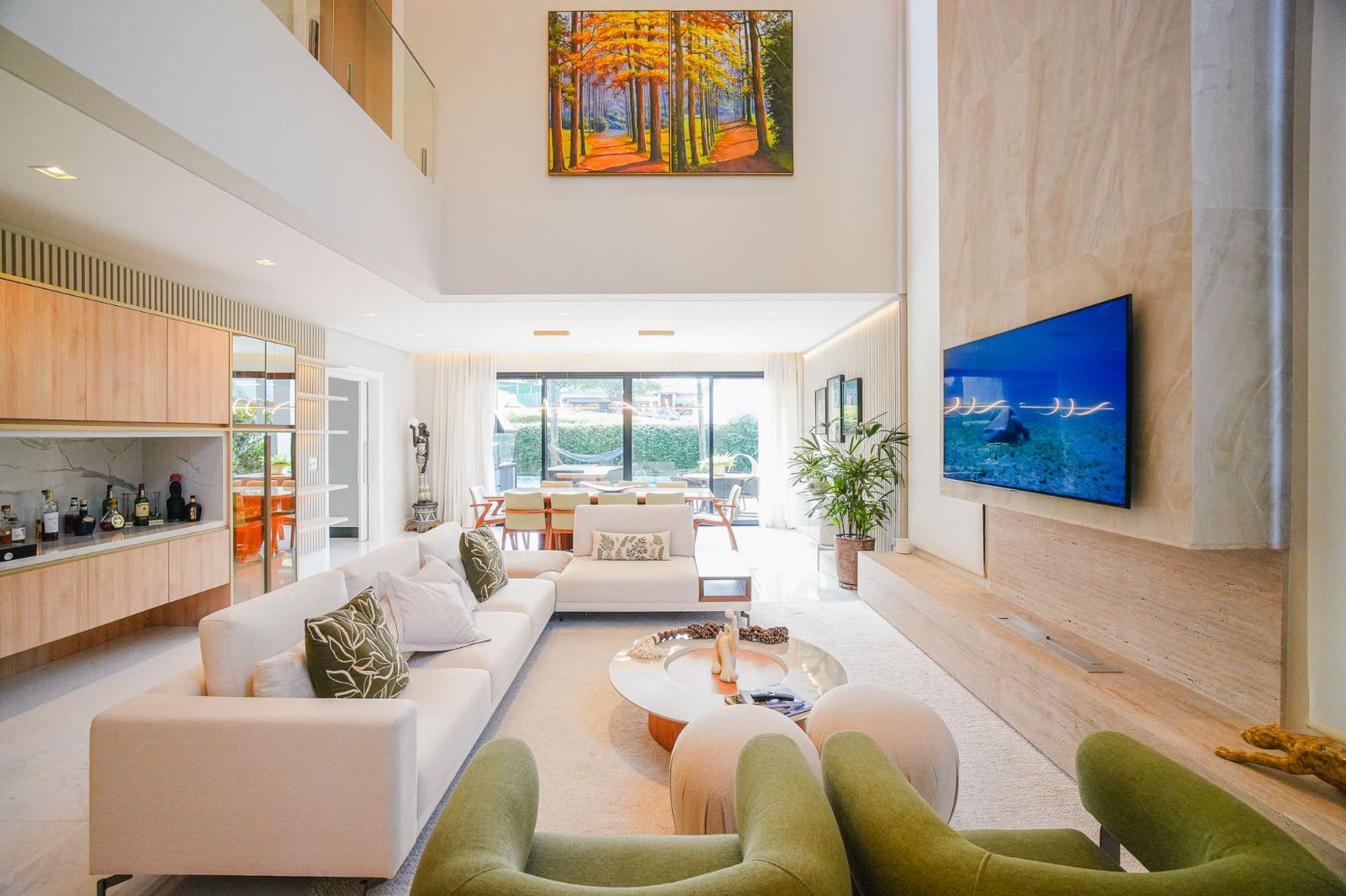 Área de convivência casa à venda em Genesis 2, Alphaville, Santana de Parnaíba — 4 suítes, 490 m² — imagem 6 de 18