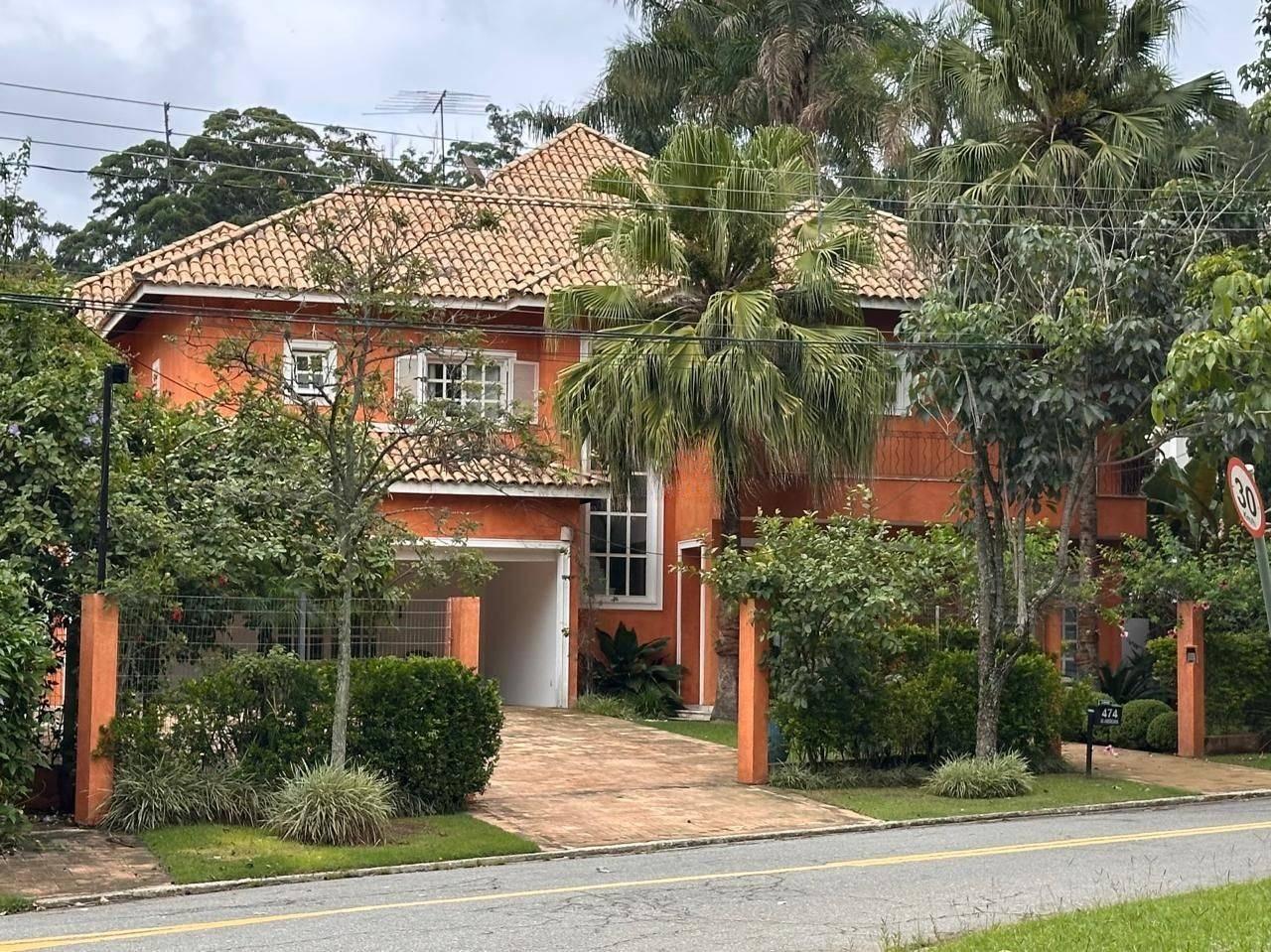 Fachada casa à venda ou para alugar em Residencial Tambore 1, Alphaville, Barueri — 4 suítes, 700 m² — imagem 1 de 17