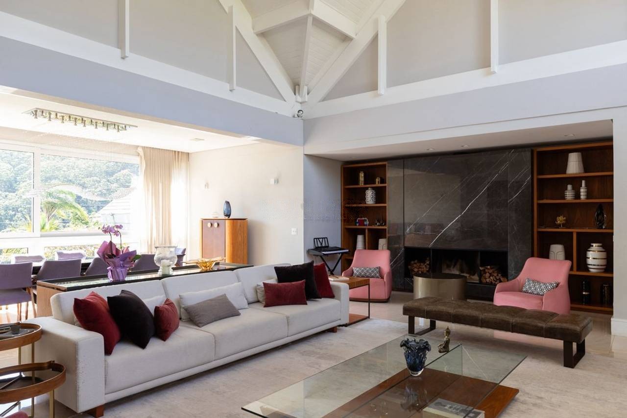 Sala de estar casa à venda em Residencial Tambore 1, Alphaville, Barueri — 4 suítes, 816 m² — imagem 2 de 20