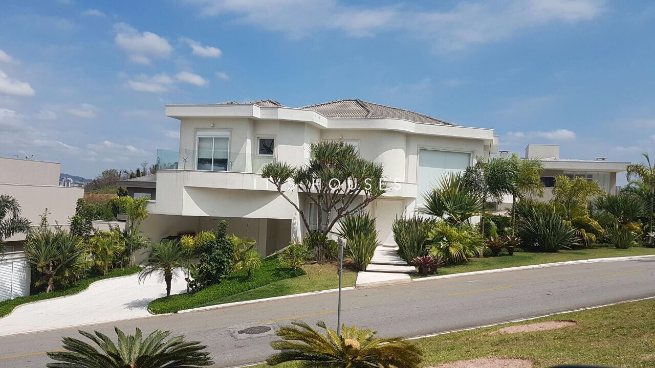 Fachada casa à venda ou para alugar em Villa Solaia , Alphaville, Barueri — 3 suítes, 500 m² — imagem 1 de 3