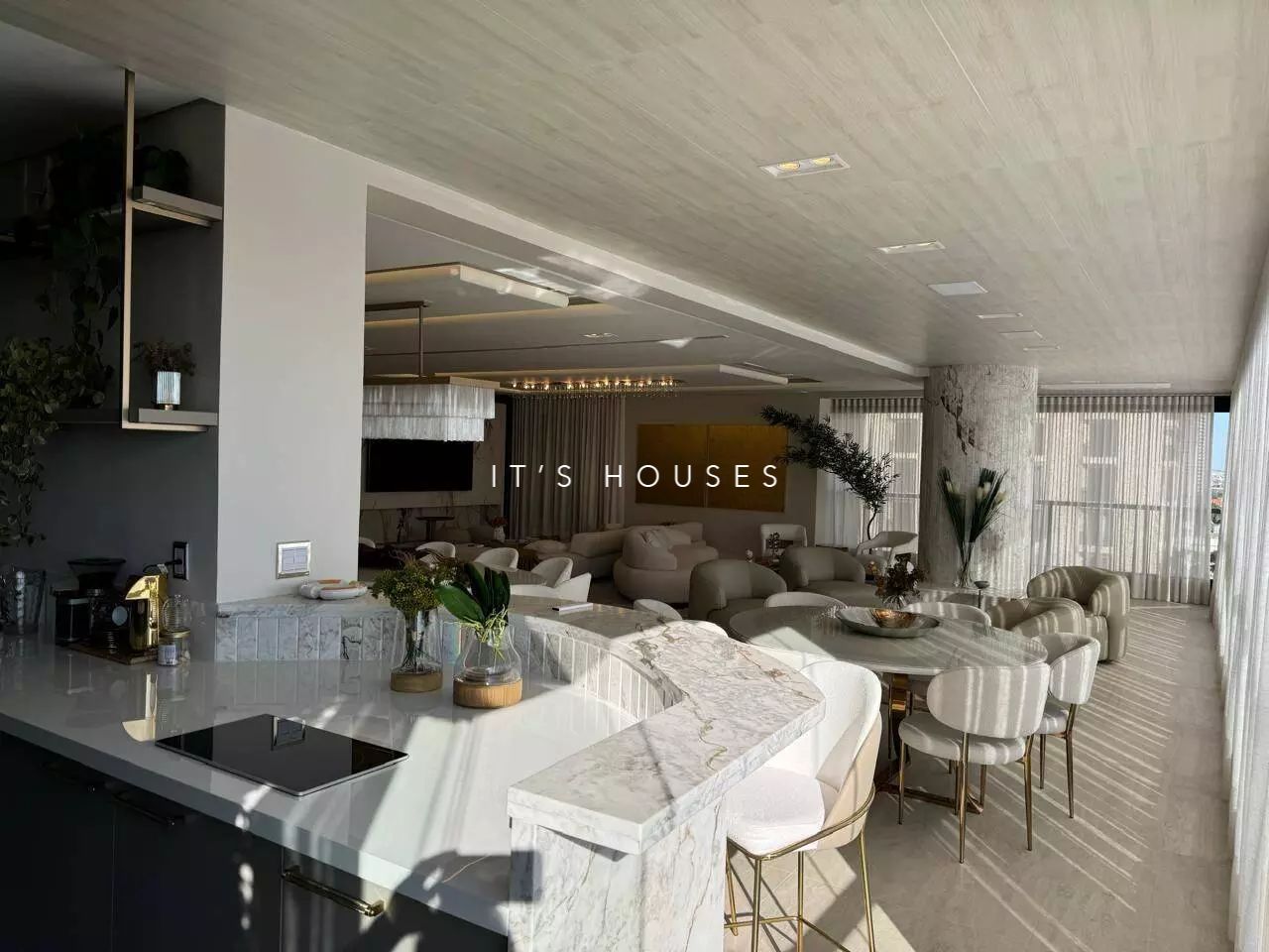 Área de convivência apartamento à venda em Canvas Alphaville, Alphaville, Barueri — 3 suítes, 344 m² — imagem 6 de 11