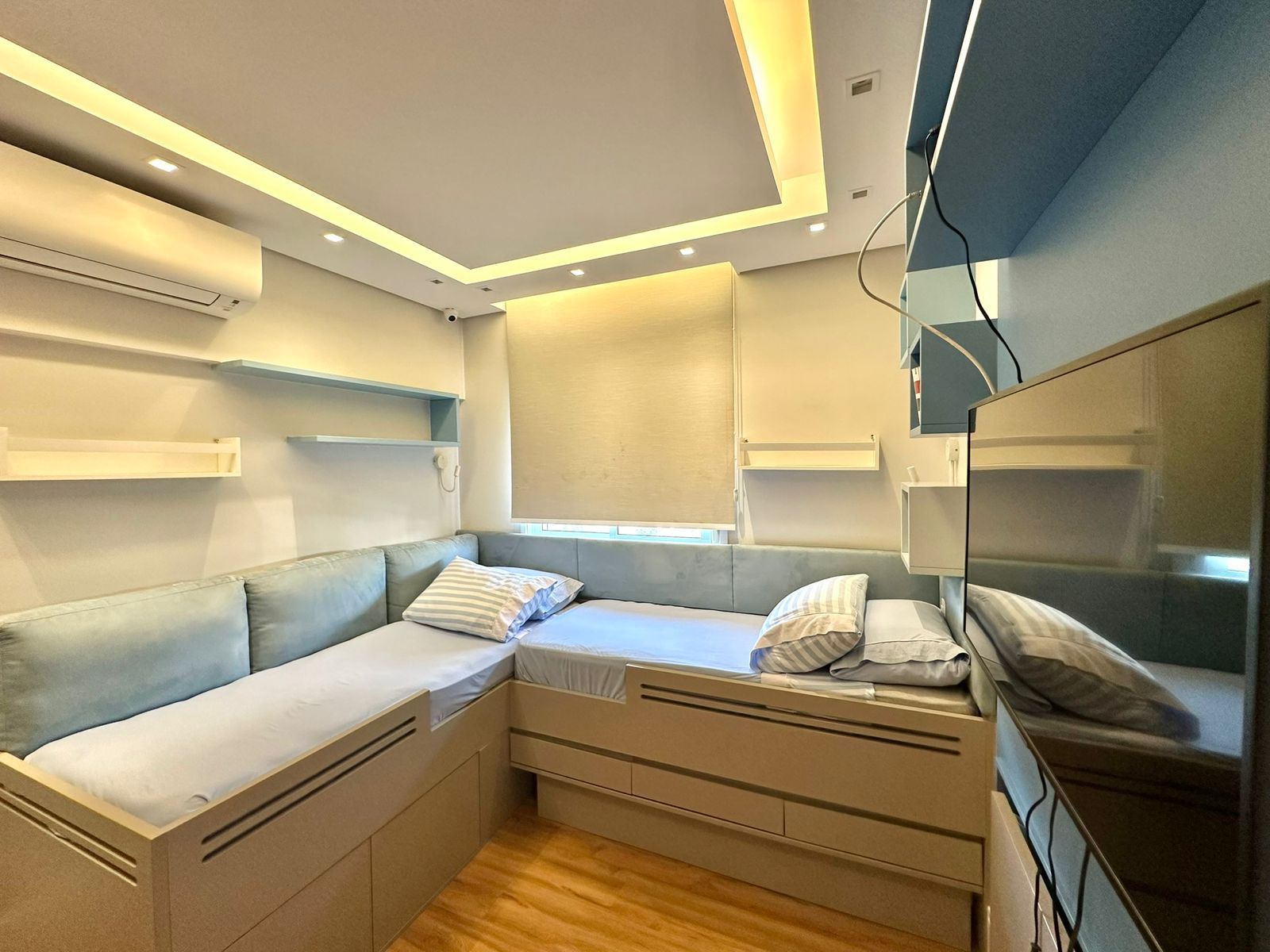 Área de convivência apartamento à venda em Edificio Bellagio, Alphaville, Barueri — 2 suítes, 98 m² — imagem 6 de 20