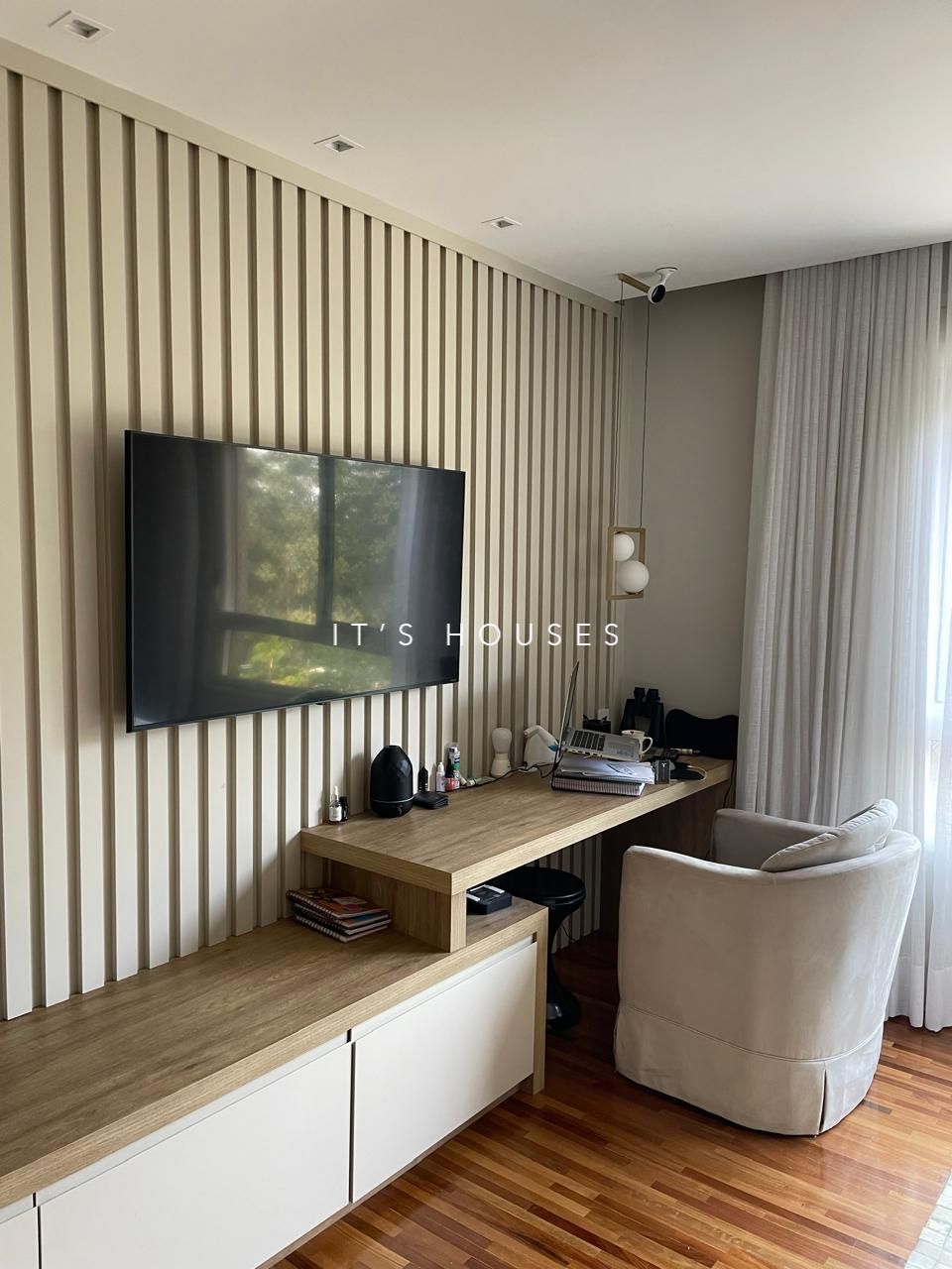 Área de convivência apartamento à venda em Boulevard Tambore, Alphaville, Santana de Parnaíba — 3 suítes, 224 m² — imagem 6 de 28