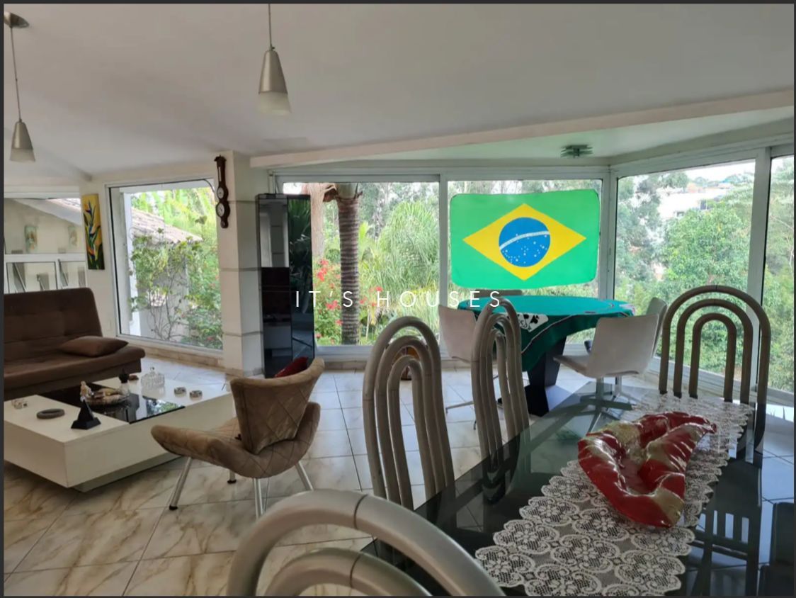 Área de convivência casa à venda em Residencial Tambore 1, Alphaville, Barueri — 4 suítes, 1947 m² — imagem 6 de 8