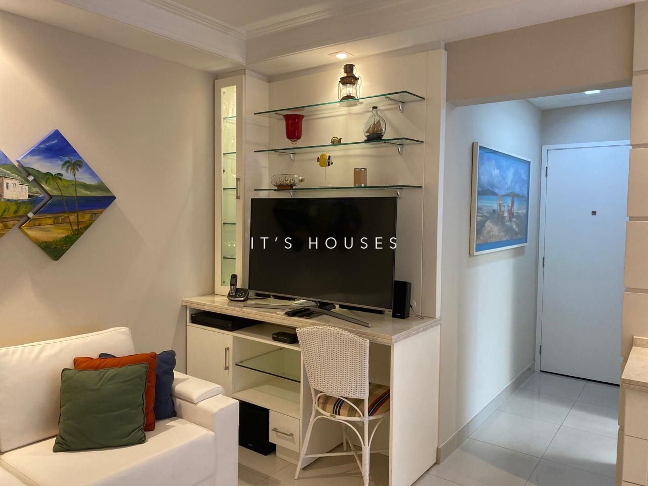 Área de convivência apartamento para alugar em Edificio Monte Carlo, Alphaville, Barueri — 1 suíte, 85 m² — imagem 6 de 21