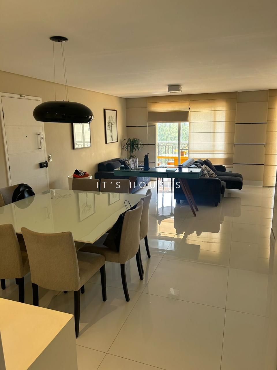 Sala de estar apartamento para alugar em Edificio mont blanc, Alphaville, Barueri — 2 suítes, 168 m² — imagem 2 de 17