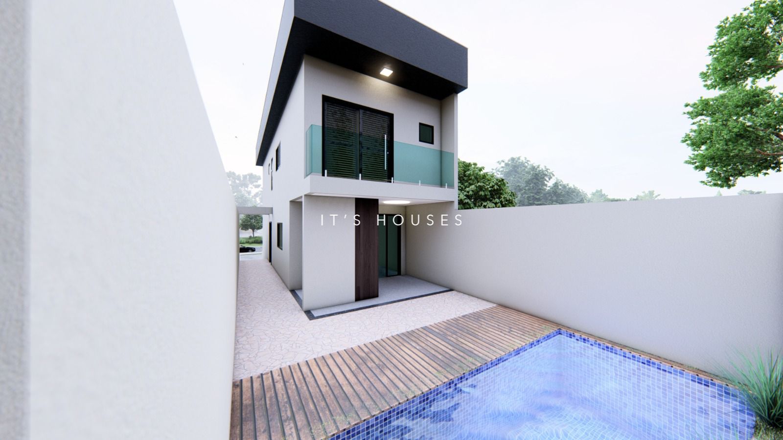 Fachada casa à venda em Villas do Jaguari, Alphaville, Santana de Parnaíba — 1 suíte, 170 m² — imagem 1 de 10