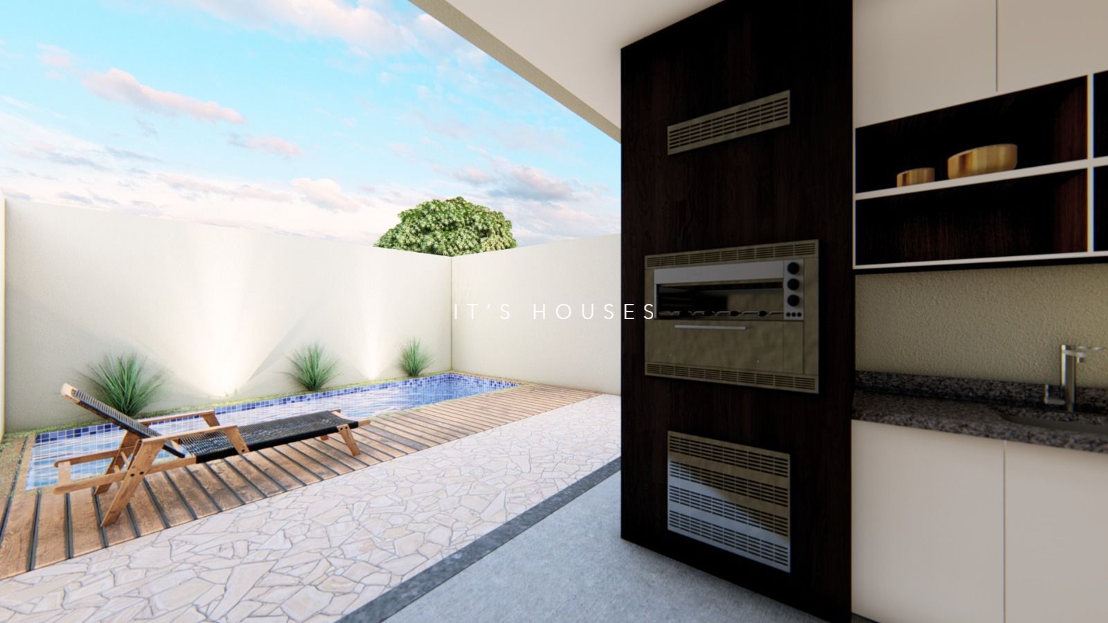Suíte principal casa à venda em Villas do Jaguari, Alphaville, Santana de Parnaíba — 1 suíte, 170 m² — imagem 4 de 10